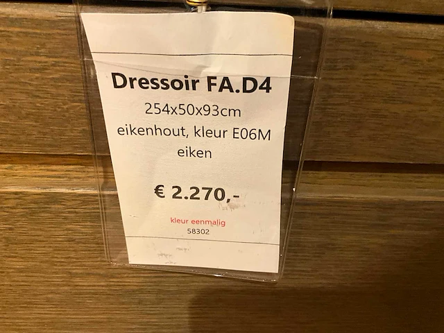 Bari eiken dressoir - afbeelding 7 van  7