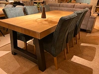Bari eiken verlengbare eetkamertafel - afbeelding 2 van  8