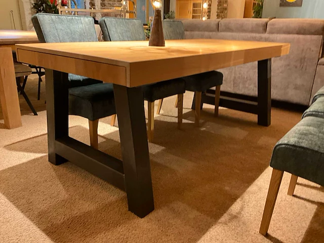 Bari eiken verlengbare eetkamertafel - afbeelding 3 van  8