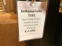 Bari eiken verlengbare eetkamertafel - afbeelding 6 van  8