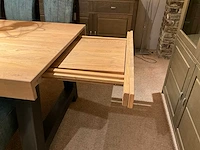 Bari eiken verlengbare eetkamertafel - afbeelding 8 van  8