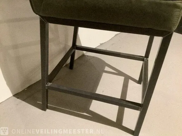Barkruk tower living, groen/zwart - afbeelding 3 van  3