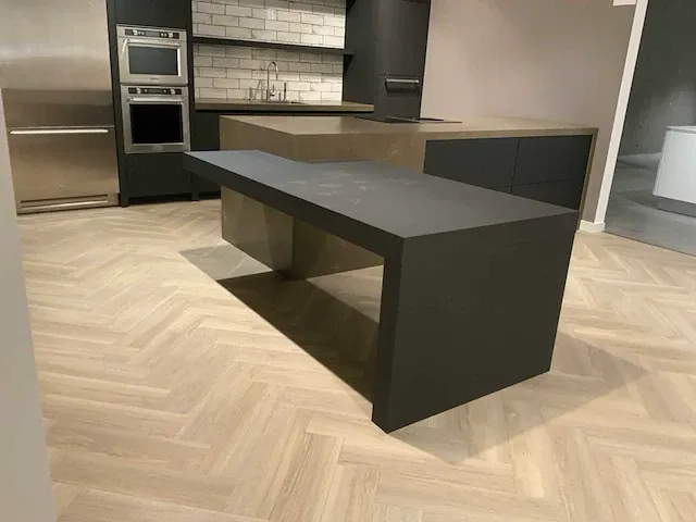 Barletti / kitchenaid / bora rechte keuken met l vormig werkeiland - afbeelding 23 van  53
