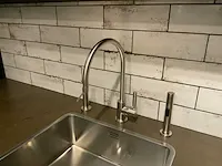 Barletti / kitchenaid / bora rechte keuken met l vormig werkeiland - afbeelding 53 van  53
