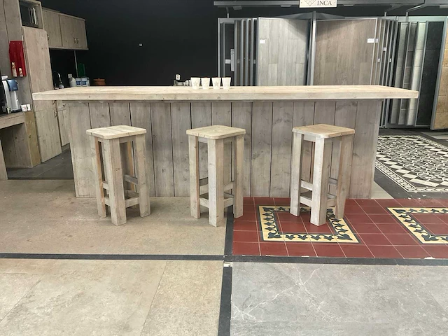 Barmeubel met 6 krukken - afbeelding 5 van  12