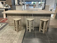 Barmeubel met 6 krukken - afbeelding 10 van  12