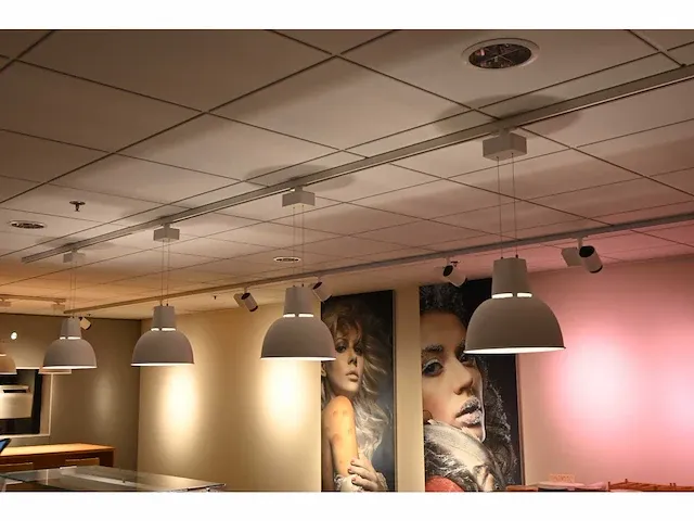 Bäro - ontero id / pendiro ec 122 - complete showroom verlichting met rails, spots en armaturen - afbeelding 1 van  15