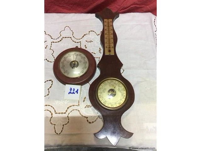 Barometer 2stuks - afbeelding 1 van  3