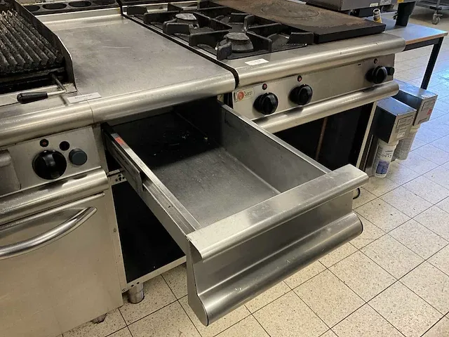 Baron 9gli/g400 lavasteen gasgrill - afbeelding 4 van  7