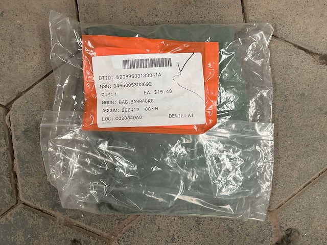 Barrack bag (20x) - afbeelding 3 van  3