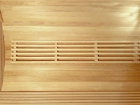 Barrelsauna rond - 200x240 cm - met kachel - afbeelding 4 van  4