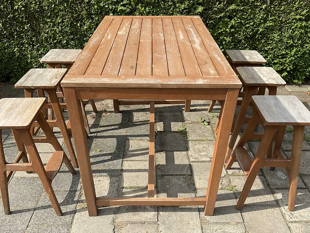 Barset 145x90 teakhout (2x) - afbeelding 11 van  12