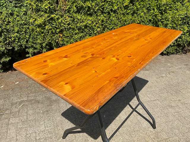 Bartafel (160x60cm) in transportkar (5x) - afbeelding 10 van  12