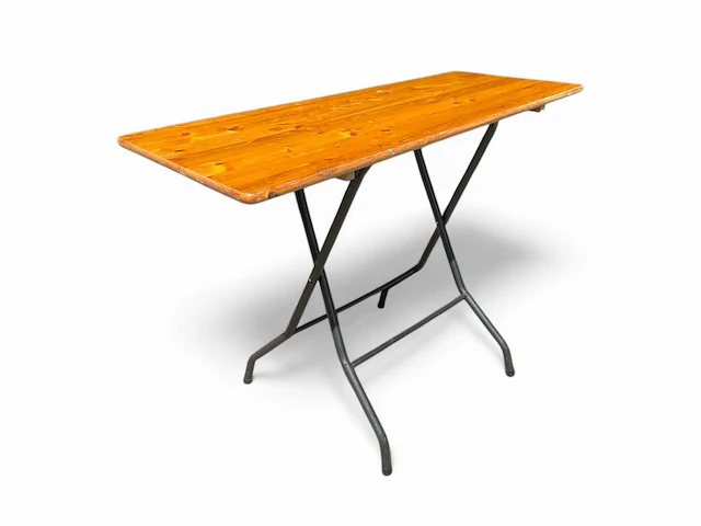 Bartafel (160x60cm) in transportkar (5x) - afbeelding 1 van  12
