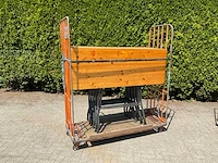 Bartafel (160x60cm) in transportkar (5x) - afbeelding 4 van  12