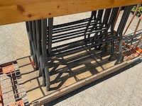 Bartafel (160x60cm) in transportkar (5x) - afbeelding 5 van  12