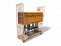 Bartafel (160x60cm) in transportkar (5x) - afbeelding 1 van  11