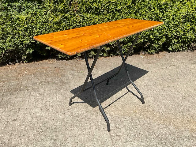 Bartafel (160x60cm) in transportkar (5x) - afbeelding 2 van  11