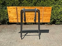 Bartafel (160x60cm) in transportkar (5x) - afbeelding 3 van  11