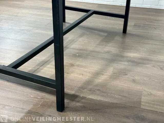 Bartafel – mangohout – metalen onderstel - afbeelding 7 van  7