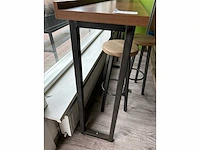 Bartafel met 4 krukken - afbeelding 4 van  4