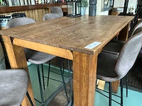 Bartafel met 4 krukken - afbeelding 5 van  5