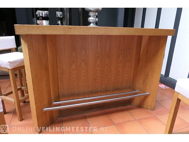 Bartafel met 4x barkruk - afbeelding 3 van  8