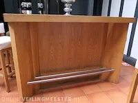 Bartafel met 4x barkruk - afbeelding 3 van  8
