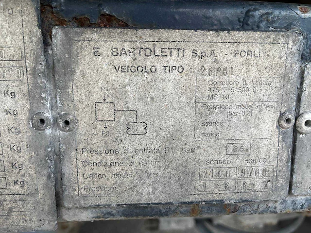 Bartoletti rimorchi - 1995 - 26pg1 - aanhangwagen - afbeelding 28 van  36