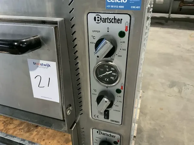 Bartscher nt921 pizza-oven - afbeelding 10 van  11