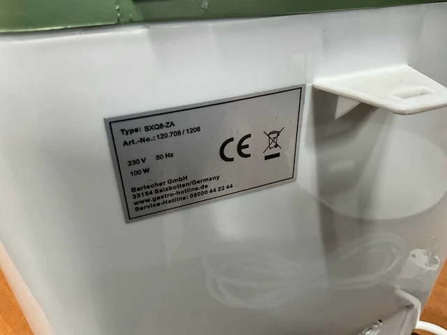 Bartscher vital washer groentewasser - afbeelding 5 van  5
