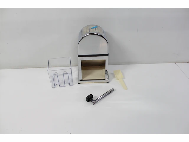 Barup ijscrusher met ijsschep professionele ice crusher rvs messen ijsvergruizer handmatig - afbeelding 5 van  6