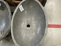 Basaltkom rock ca.35 - 50cm rock, waskom, basalt - afbeelding 1 van  3