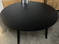 Basic crow eettafel - ø 140 cm , by fonq , zwart - afbeelding 2 van  4