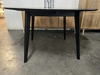 Basic crow eettafel - ø 140 cm , by fonq , zwart - afbeelding 3 van  4