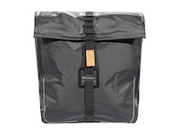 Basil dubbele fietstas urban dry mik solid black 50 liter - afbeelding 3 van  5