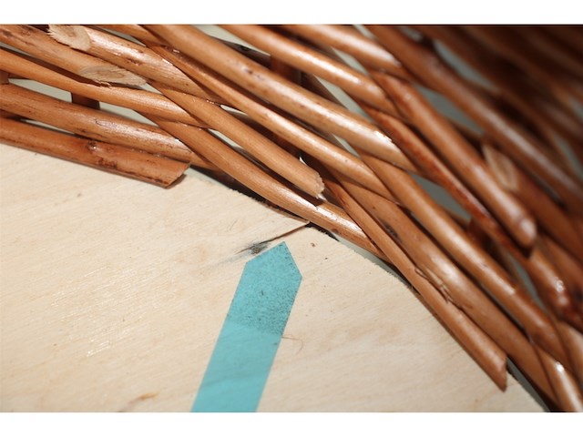 Basil pluto edo fietsmand maat xl riet - afbeelding 3 van  3
