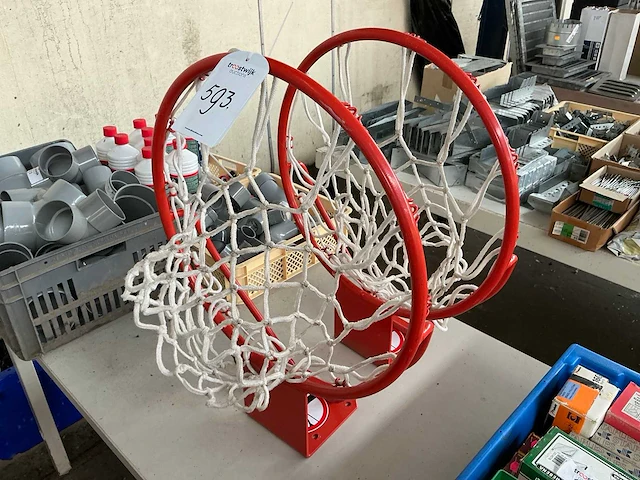 Basketbal net (2x) - afbeelding 1 van  3