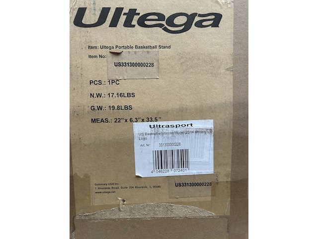 Basketball standaard ultega - afbeelding 4 van  4