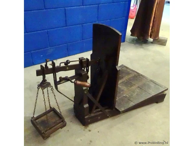 Baskuul - hout met ijzer - holland - ca. 1900 - afbeelding 3 van  5