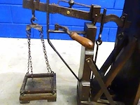 Baskuul - hout met ijzer - holland - ca. 1900 - afbeelding 4 van  5