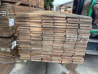 Basralocus beschoeiingsplanken fijnbezaagd 4000x150x20mm (138x) - afbeelding 3 van  3