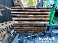 Basralocus geschaafd 16x140mm, lengte 245cm - afbeelding 3 van  3