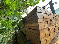 Basralocus hardhouten planken 27x70mm, lengte 155cm (153x) - afbeelding 2 van  3