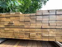 Basralocus hardhouten planken 27x70mm, lengte 155cm (153x) - afbeelding 3 van  3