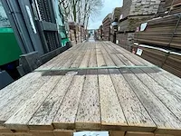 Basralocus hardhouten planken 27x70mm, lengte 245cm (143x) - afbeelding 1 van  3