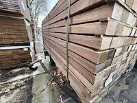 Basralocus hardhouten planken 45x70mm, lengte 185cm (169x) - afbeelding 2 van  3
