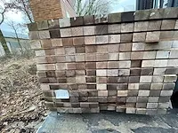 Basralocus hardhouten planken 45x70mm, lengte 185cm (169x) - afbeelding 3 van  3