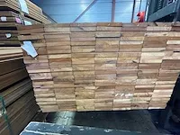 Basralocus hardhouten planken geschaafd 21x145mm, lengte 125cm (189x) - afbeelding 3 van  3