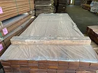 Basralocus hardhouten planken geschaafd 27x95mm, lengte 100/365cm 60/305cm 40/335cm (200x)